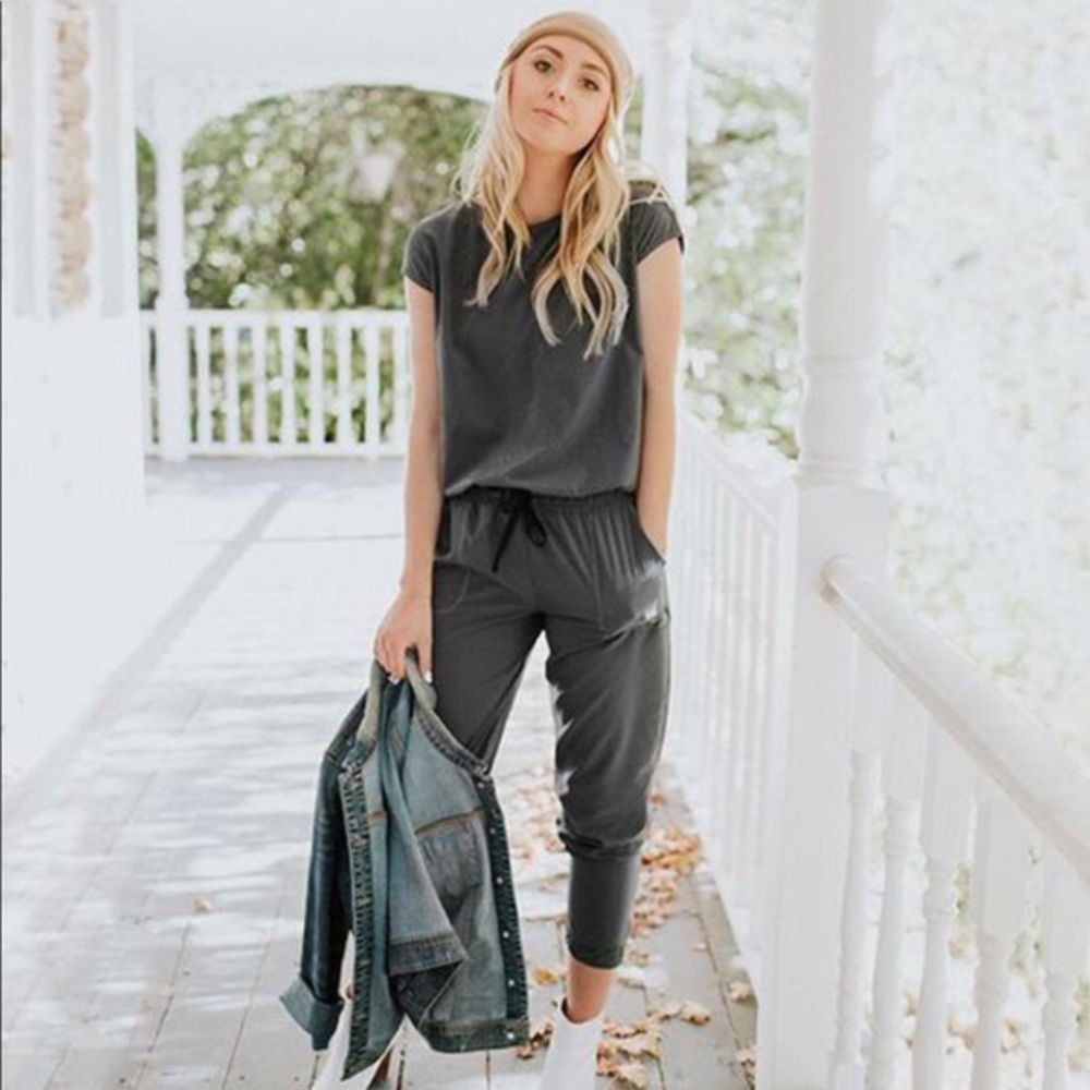 NWT Albion Fit Granite Blue Jumpsuit 💙